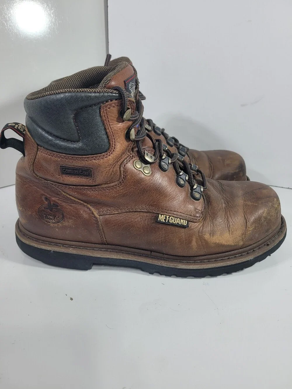 Georgia Boot G6315 Steel Toe Internal Metatarsal Work Boots Men's Size 10.5 M